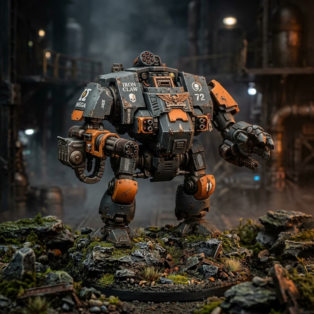 GreaatSTL Premium Sci-Fi Heavy Mech Miniature 3D printable STL